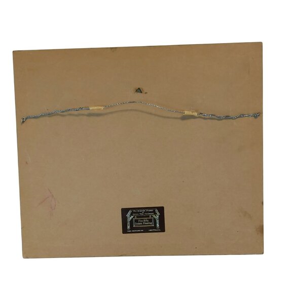 Vintage Blossom Time Drypoint By Walter Tittle In Brown Wooden Matted Frame - Picture 2 of 9